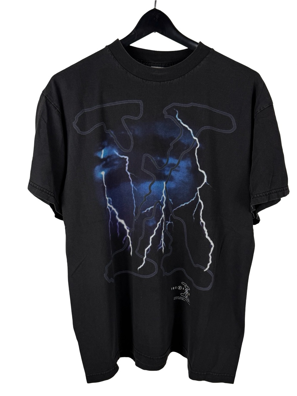 Vintage 1994 Stanley Desantis The X Files TV Show Sci Fi Black Shirt Size L